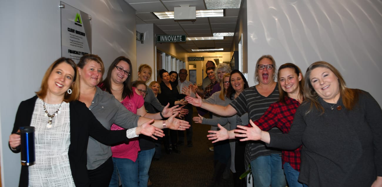 Welcoming employees