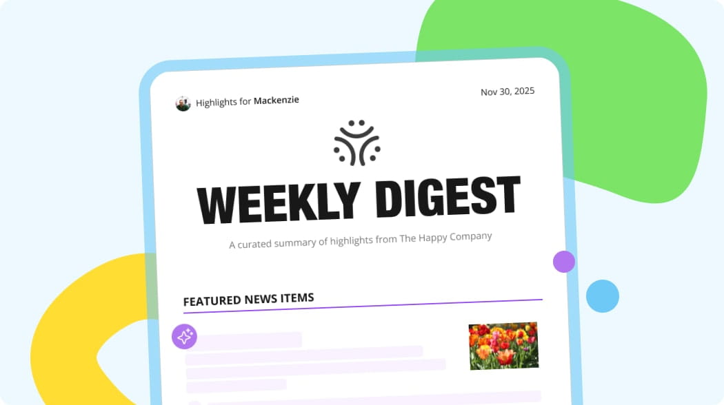 Email news letter with AI generated description