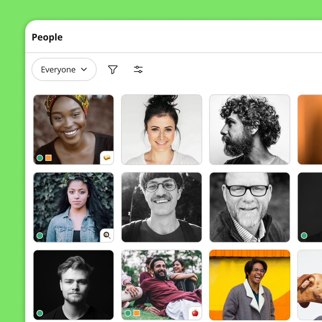 Jostle People view