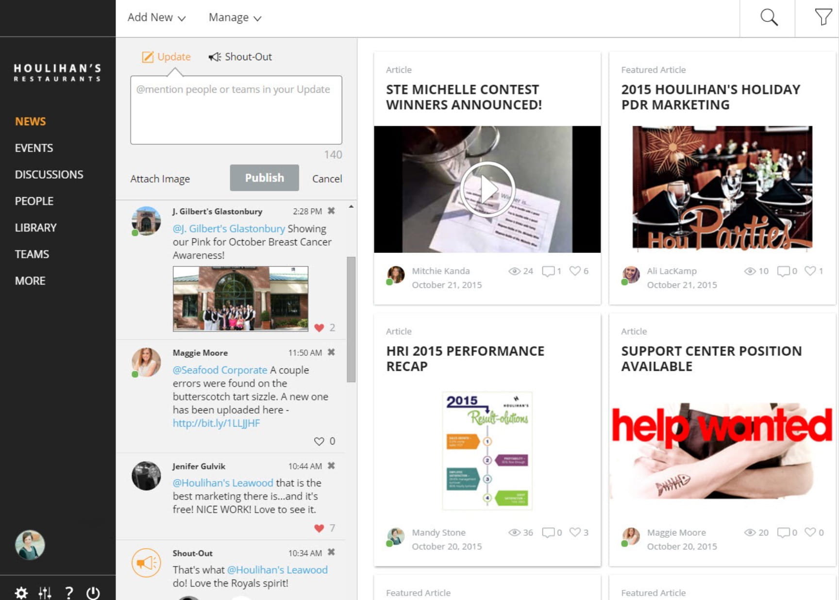 Jostle Intranet Software