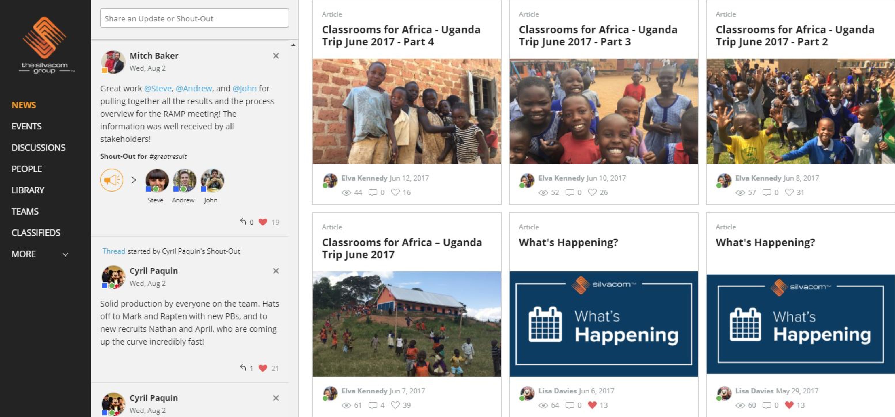 Silvacom’s NEWS